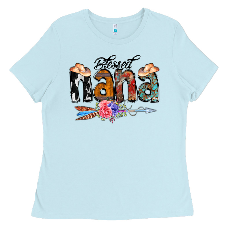 Blessed Nana Ladies Tee by CowCowDesign | Teevron