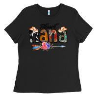 Black Blessed Nana Ladies Tee - CowCowDesign