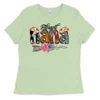 Matcha Blessed Nana Ladies Tee - CowCowDesign