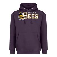 Plum salt lake city bees Heavyweight Hoodie - linhVisuals
