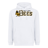 White salt lake city bees Heavyweight Hoodie - linhVisuals