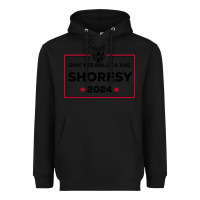 Black shoresy Heavyweight Hoodie - linhVisuals