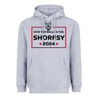 Heather Grey shoresy Heavyweight Hoodie - linhVisuals