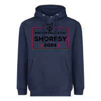Navy shoresy Heavyweight Hoodie - linhVisuals