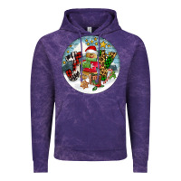Cloud Purple Joy gingerbread Vintage Hoodie - FaDigitalArtStudio