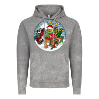 Cloud Rock Joy gingerbread Vintage Hoodie - FaDigitalArtStudio