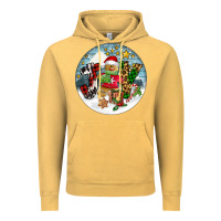 Vintage Mustard Joy gingerbread Vintage Hoodie - FaDigitalArtStudio