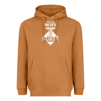 Meerkat my husband is a nurse im a proud wife of a nurse Heavyweight Hoodie - linhVisuals