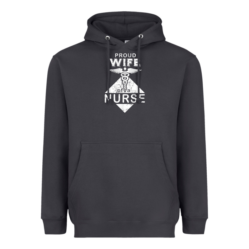 My Husband Is A Nurse Im A Proud Wife Of A Nurse Heavyweight Hoodie by linhVisuals | Teevron