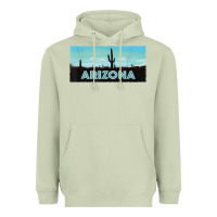 Matcha arizona shirt   saguaro cactus desert landscape t shirt Heavyweight Hoodie - linhVisuals
