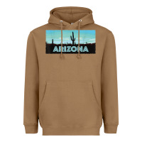 Toasted Coconut arizona shirt   saguaro cactus desert landscape t shirt Heavyweight Hoodie - linhVisuals