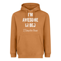Meerkat i'm awesome in bed i can sleep for hours t shirt Heavyweight Hoodie - linhVisuals