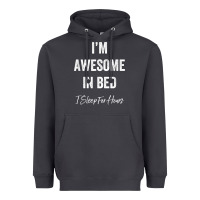 Smoke i'm awesome in bed i can sleep for hours t shirt Heavyweight Hoodie - linhVisuals