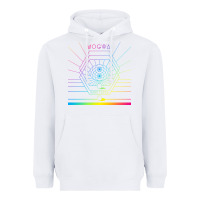 White mṏgwäï müṡïc cṏǹcert Heavyweight Hoodie - linhVisuals