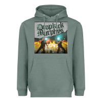 Sage drop Heavyweight Hoodie - linhVisuals