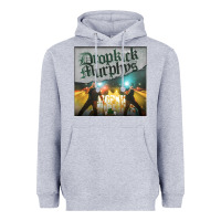 Heather Grey drop Heavyweight Hoodie - linhVisuals