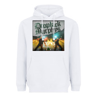 White drop Heavyweight Hoodie - linhVisuals