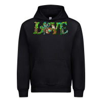 Black love with shamrock Urban Hoodie - RanaPortraitStore