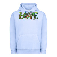 Pigment Grape Ice love with shamrock Urban Hoodie - RanaPortraitStore