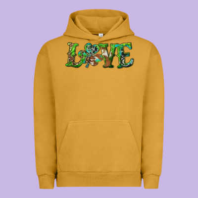 Love With Shamrock Urban Hoodie Designed By Ranaportraitstore