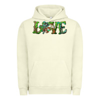 Pigment Pistachio love with shamrock Urban Hoodie - RanaPortraitStore