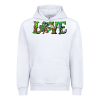 White love with shamrock Urban Hoodie - RanaPortraitStore