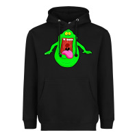 Black slimer ghost anime Heavyweight Hoodie - linhVisuals