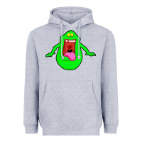 Heather Grey slimer ghost anime Heavyweight Hoodie - linhVisuals