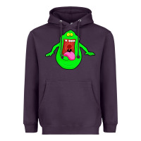 Plum slimer ghost anime Heavyweight Hoodie - linhVisuals