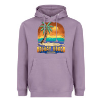Lavender delray beach florida  vintage distressed souvenir long sleeve t shirt Heavyweight Hoodie - linhVisuals