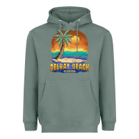 Sage delray beach florida  vintage distressed souvenir long sleeve t shirt Heavyweight Hoodie - linhVisuals