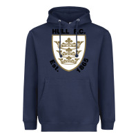 Navy hull fc Heavyweight Hoodie - linhVisuals