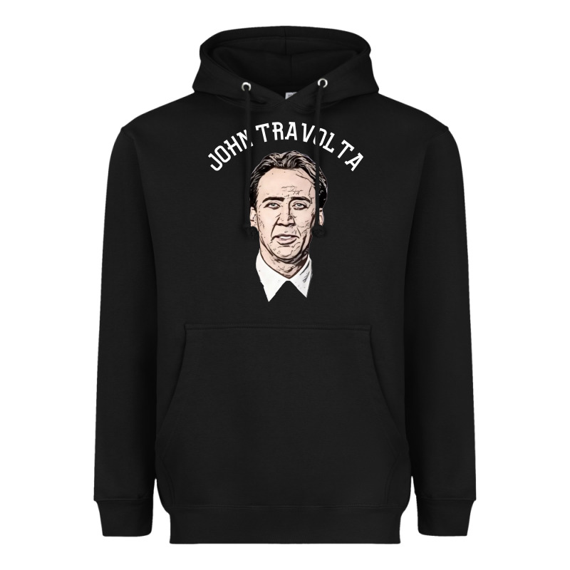 Sports Nicolas Cage As John Travolta Heavyweight Hoodie by linhVisuals | Teevron