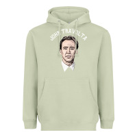 Matcha sports nicolas cage as john travolta Heavyweight Hoodie - linhVisuals