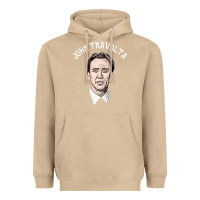 Mushroom sports nicolas cage as john travolta Heavyweight Hoodie - linhVisuals