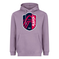 Lavender st louis city Heavyweight Hoodie - linhVisuals
