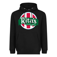 Black rita's italian ice cafe Heavyweight Hoodie - linhVisuals