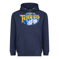 Navy leed rhinos Heavyweight Hoodie - linhVisuals