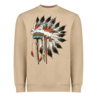 Mushroom indian headress Heavyweight Sweatshirt - AdoDesignShop