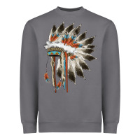 Storm indian headress Heavyweight Sweatshirt - AdoDesignShop