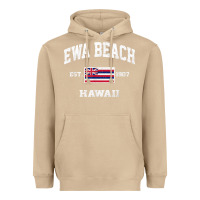 Mushroom ewa beach hawaii hi vintage state athletic style t shirt Heavyweight Hoodie - linhVisuals