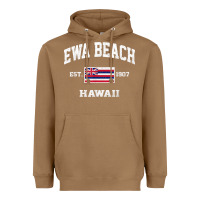 Toasted Coconut ewa beach hawaii hi vintage state athletic style t shirt Heavyweight Hoodie - linhVisuals