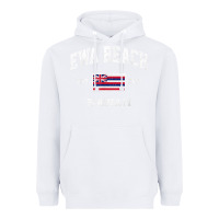 White ewa beach hawaii hi vintage state athletic style t shirt Heavyweight Hoodie - linhVisuals