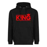 Black king Heavyweight Hoodie - linhVisuals