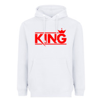White king Heavyweight Hoodie - linhVisuals