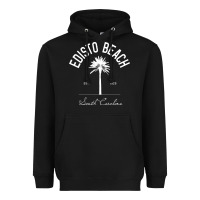 Black edisto beach sc palm tree edisto beach gift pullover hoodie Heavyweight Hoodie - linhVisuals