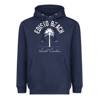 Navy edisto beach sc palm tree edisto beach gift pullover hoodie Heavyweight Hoodie - linhVisuals