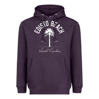 Plum edisto beach sc palm tree edisto beach gift pullover hoodie Heavyweight Hoodie - linhVisuals