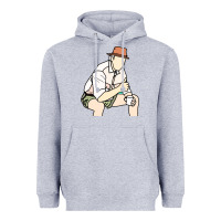 Heather Grey russell coight Heavyweight Hoodie - linhVisuals