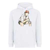 White russell coight Heavyweight Hoodie - linhVisuals
